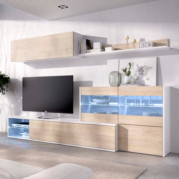 Mueble salón con luz Uma