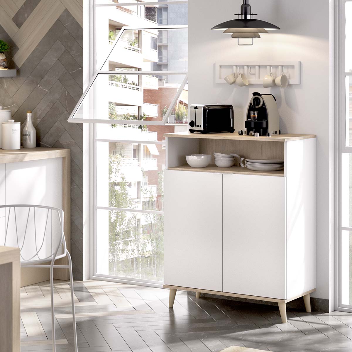 Mueble auxiliar de cocina Wok