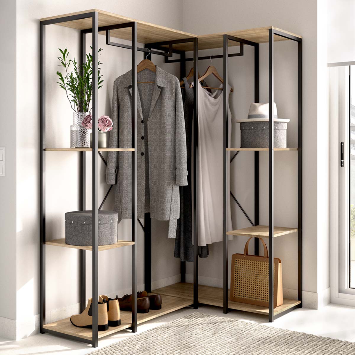 Armario vestidor rinconero Trok