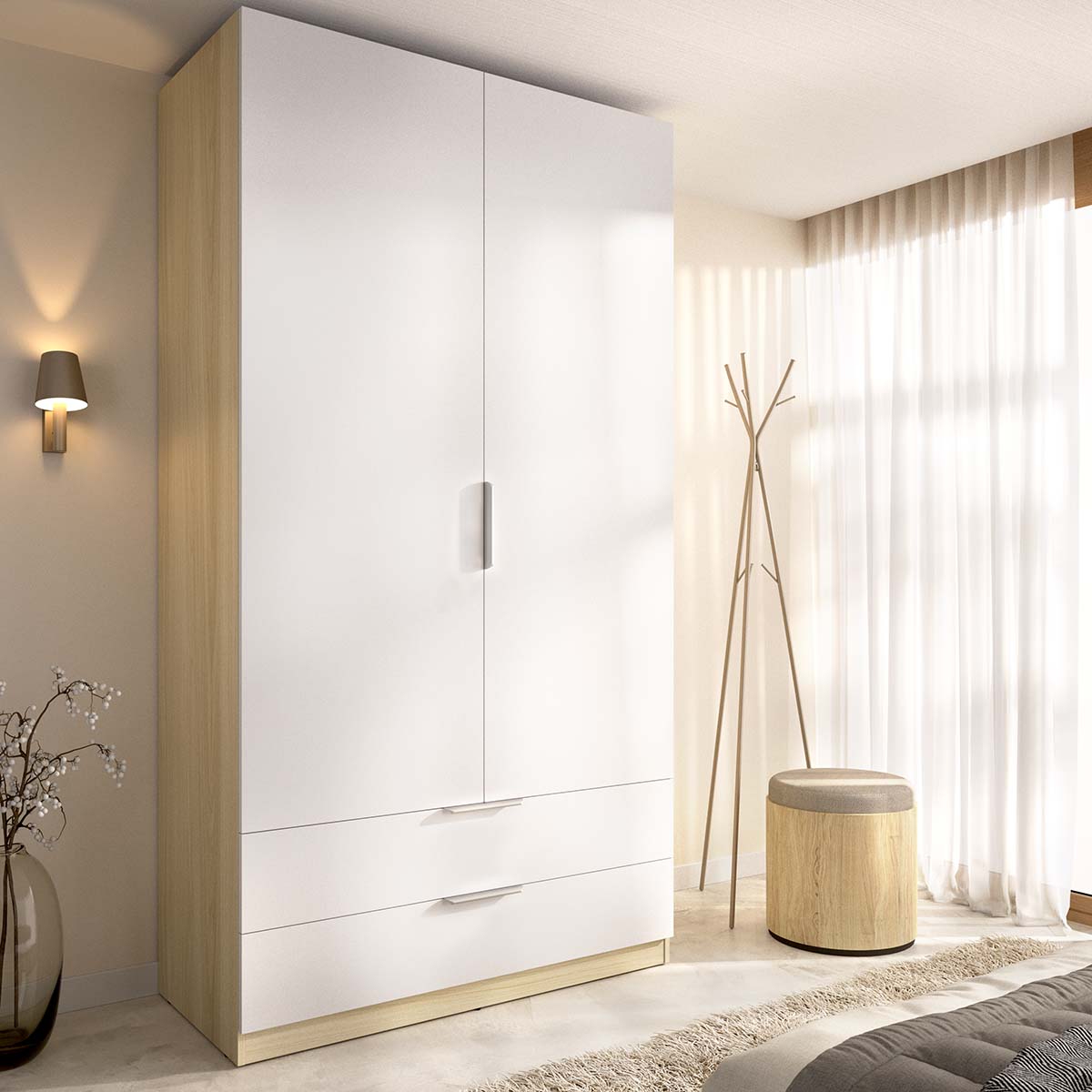 Armario de puertas batentes y cajones Emax