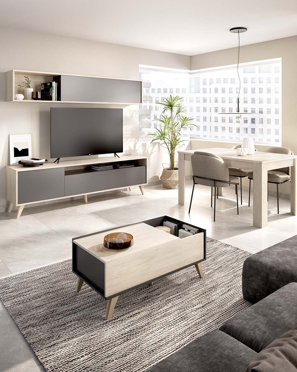 Pack ahorro salón y comedor tres piezas Bonn