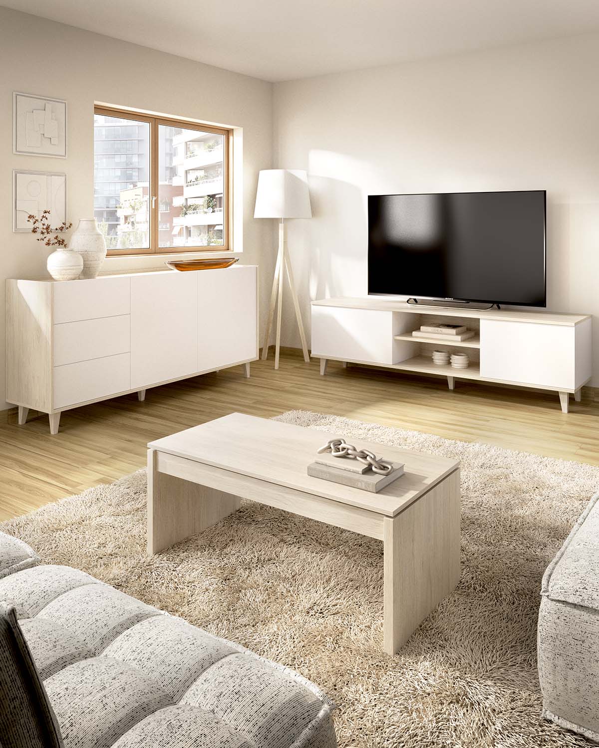 Pack ahorro comedor tres piezas Boston