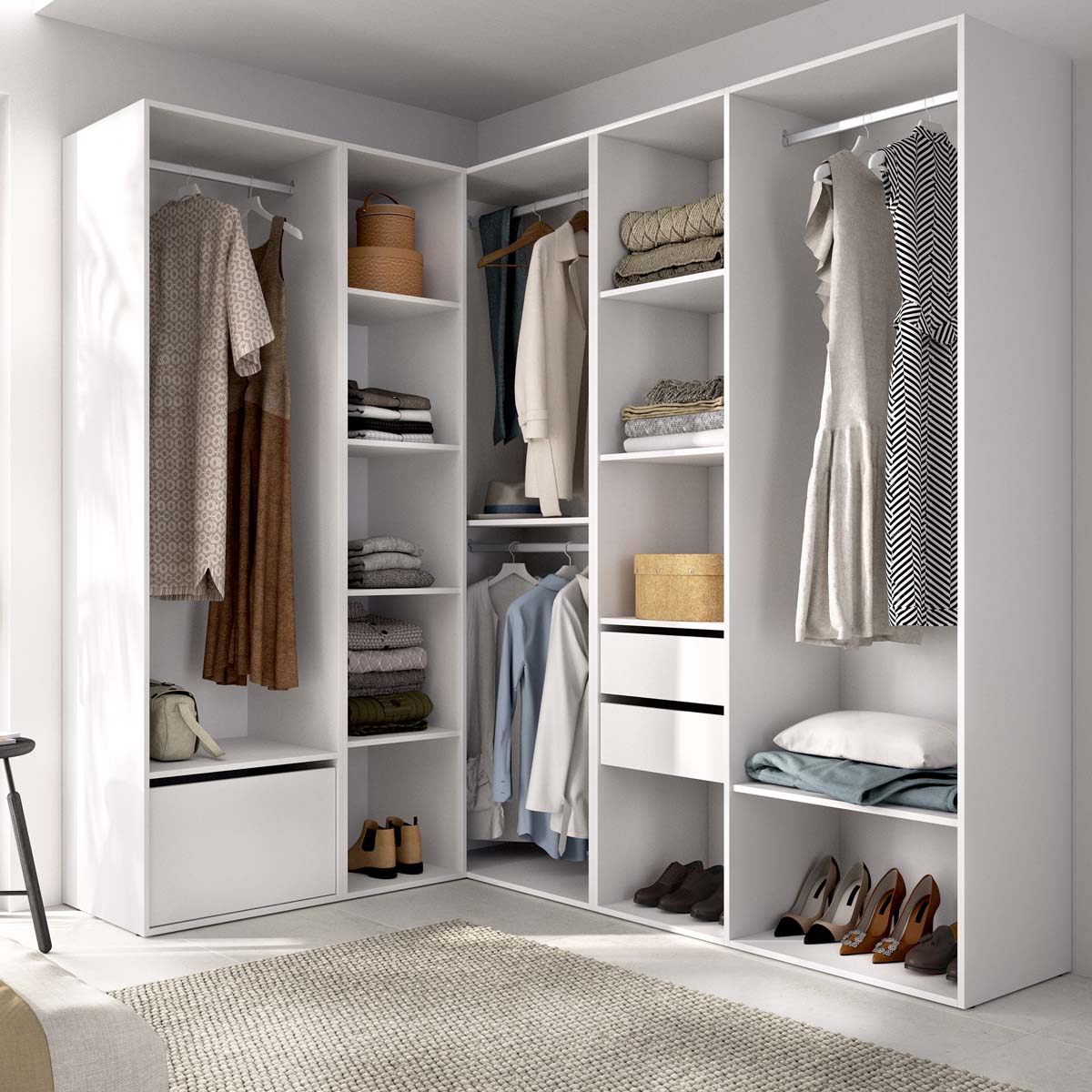 Módulo vestidor rinconero Suit