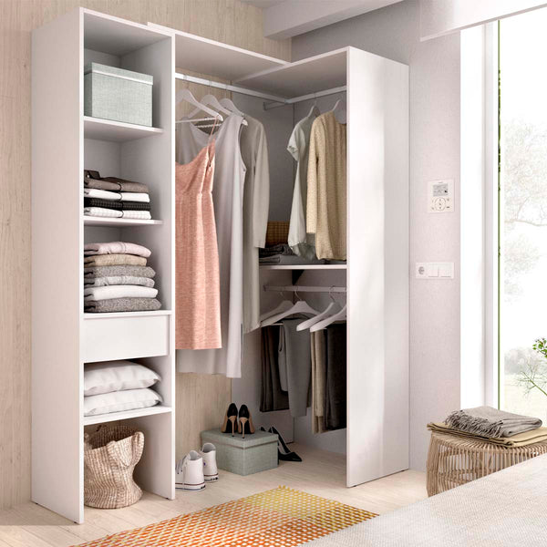 Armario vestidor regulable con doble montaje Suit