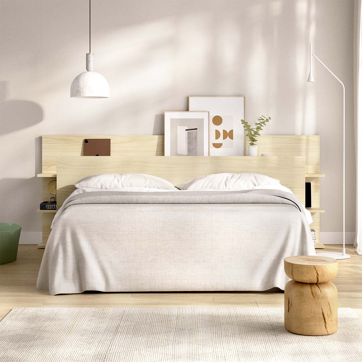 Cabecero con almacenaje Tori