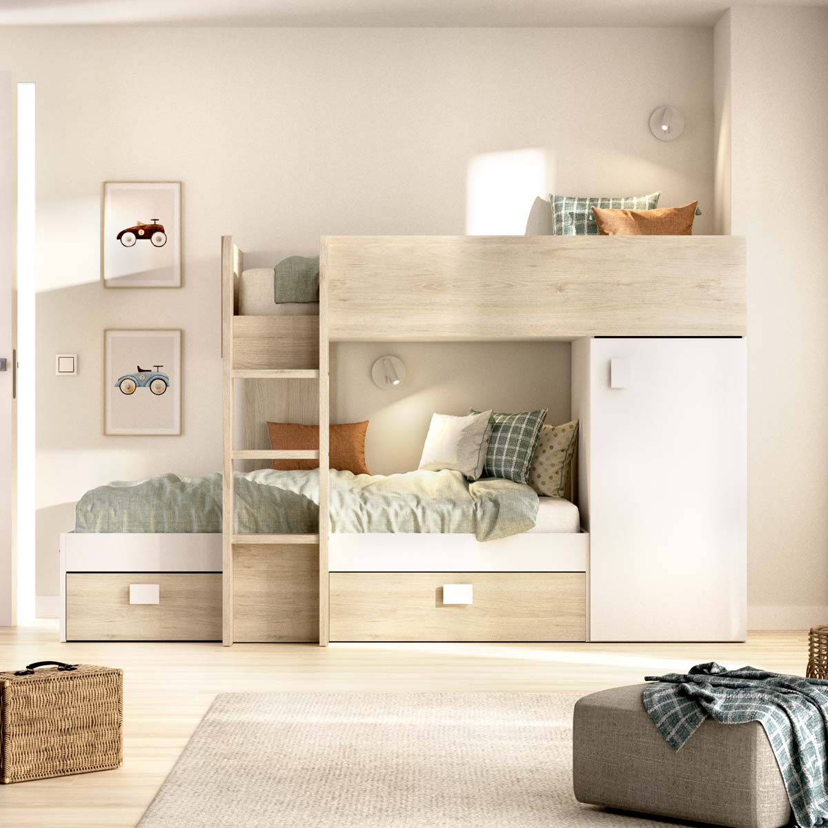 Cama tren reversible Move