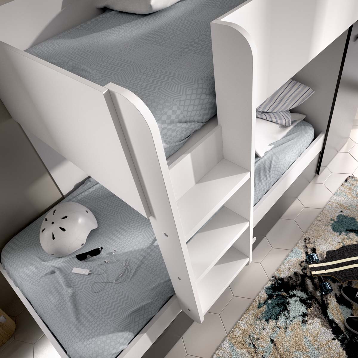 Cama tren triple Tom