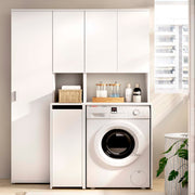 Armario para lavadora con modulo alto y columna multiusos Fit