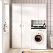 Armario para lavadora con modulo alto y armario auxiliar 2 puertas Fit