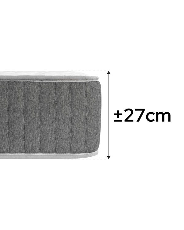 Colchón viscoelástico con muelles ensacados Aurea 135 x 190cm