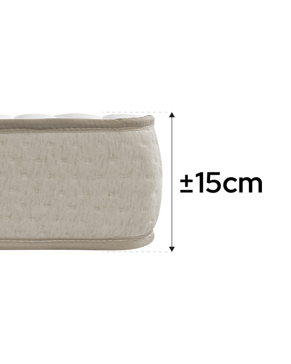 Colchón viscoelástico Nova 90 x 190 cm, Altura 15 cm