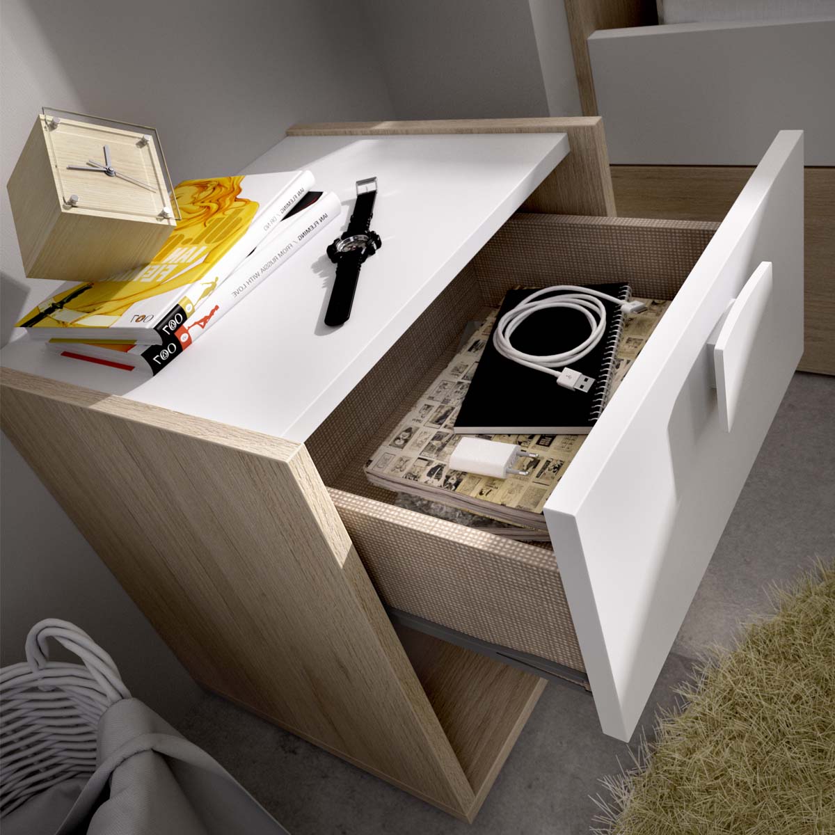 Mesita de noche Dina