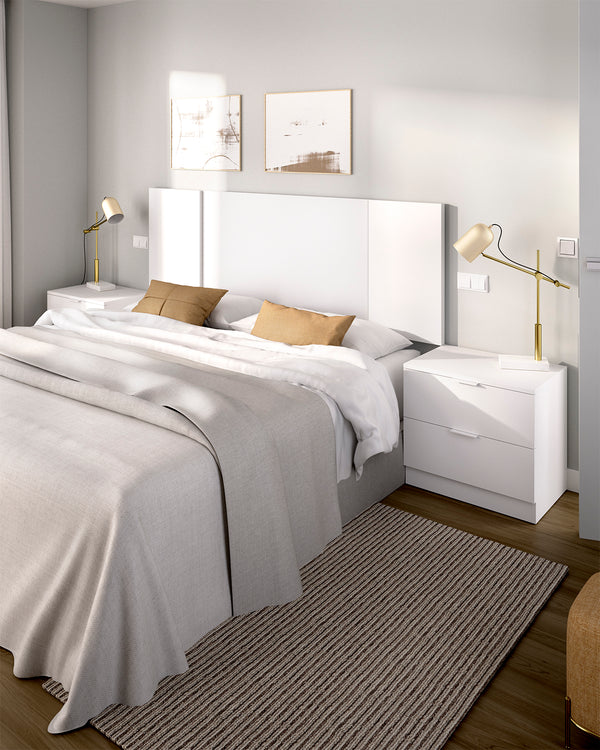 Cabecero con dos mesitas Flow