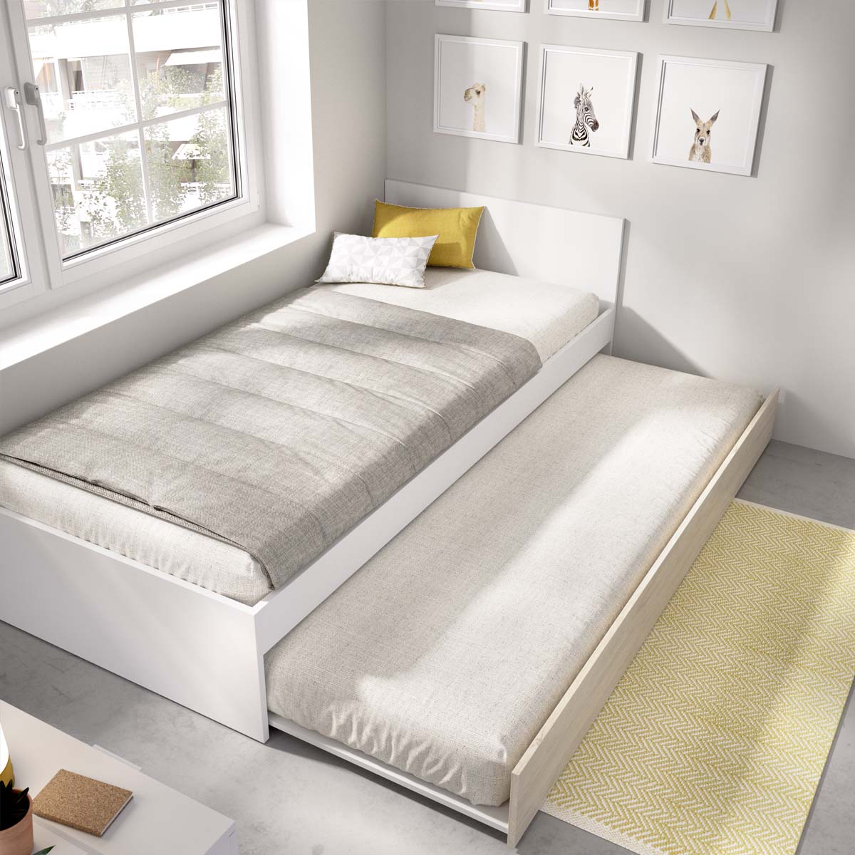 Cama nido con cabecero Top