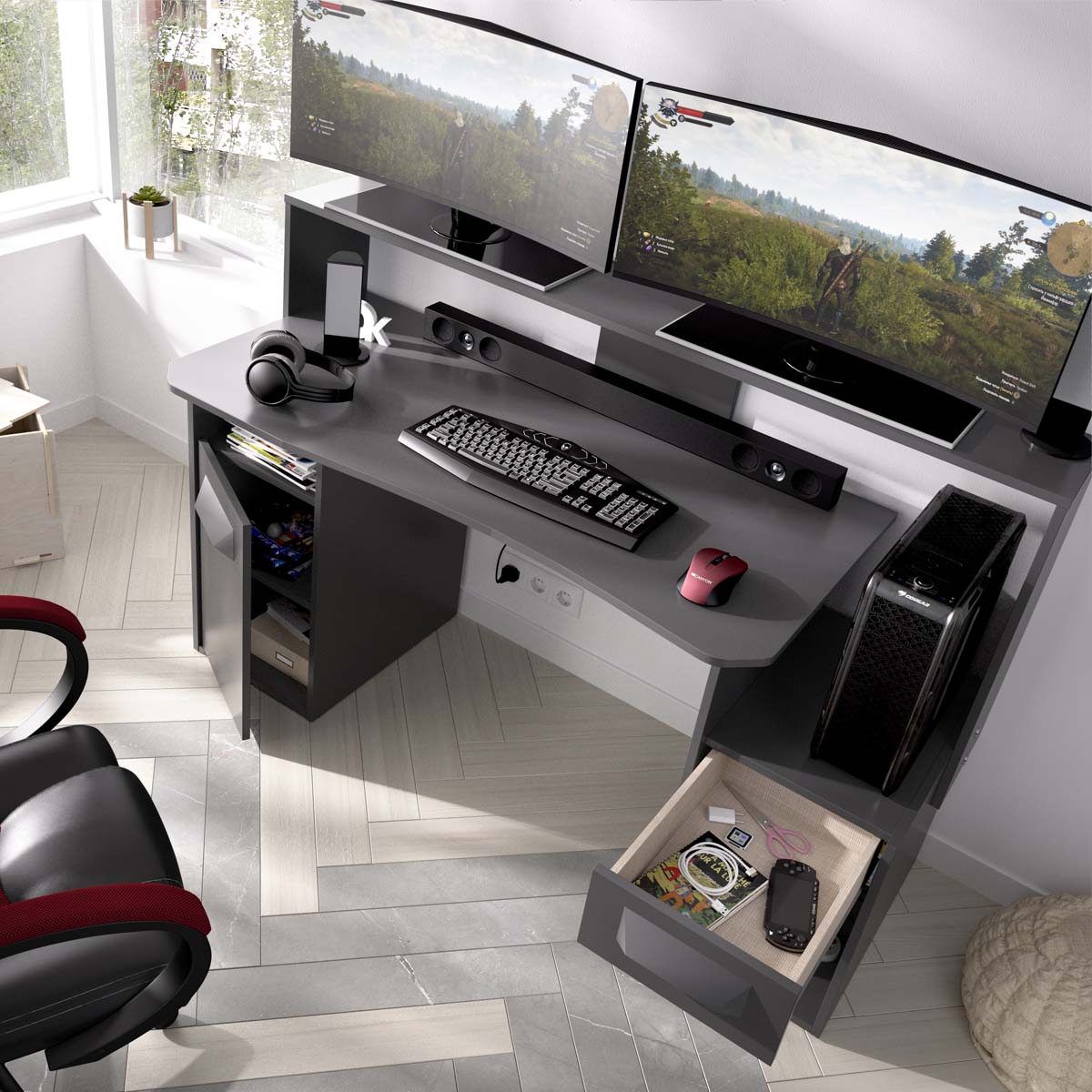 Escritorio gamer Fosk