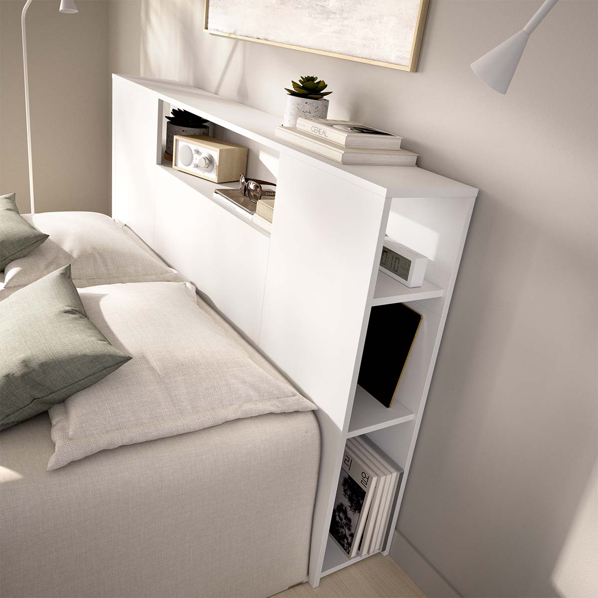 Cabecero con almacenaje Ten