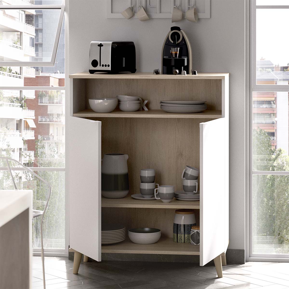 Mueble auxiliar de cocina Wok