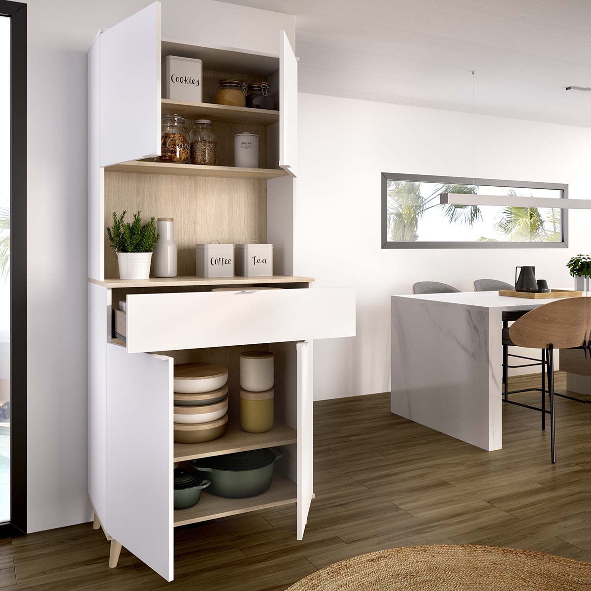 Mueble auxiliar de cocina Wok