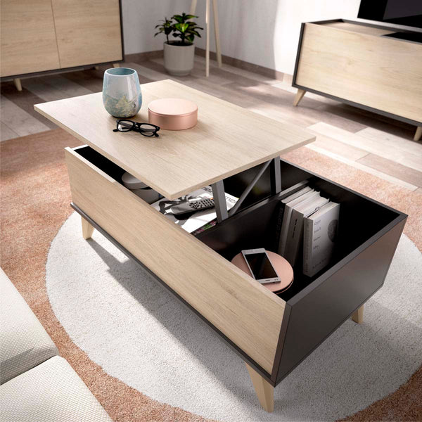 Mesa de centro elevable Ness