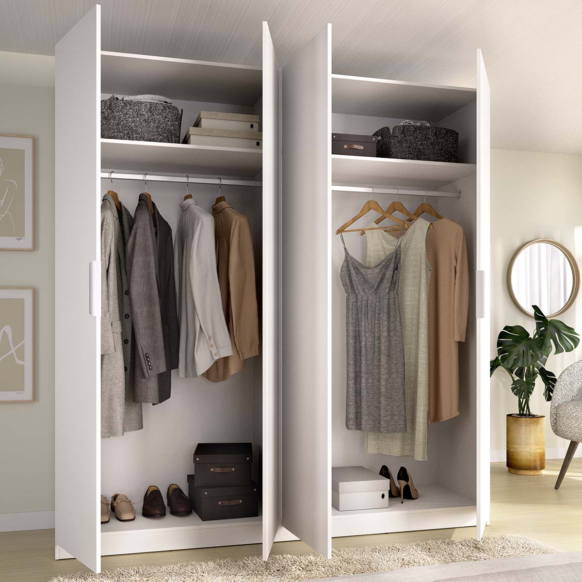 Armario de puertas batentes Emax