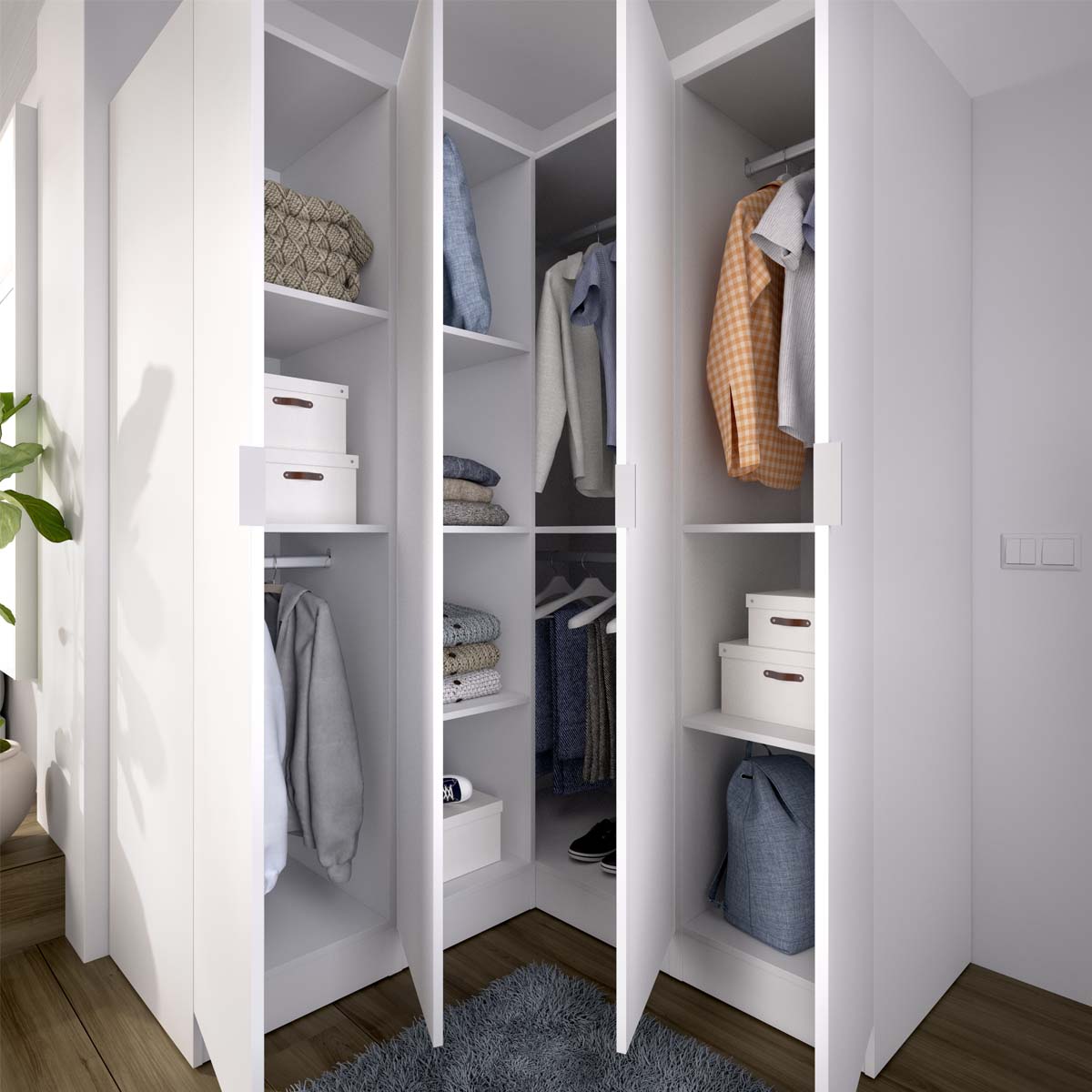 Armario rinconero Essen