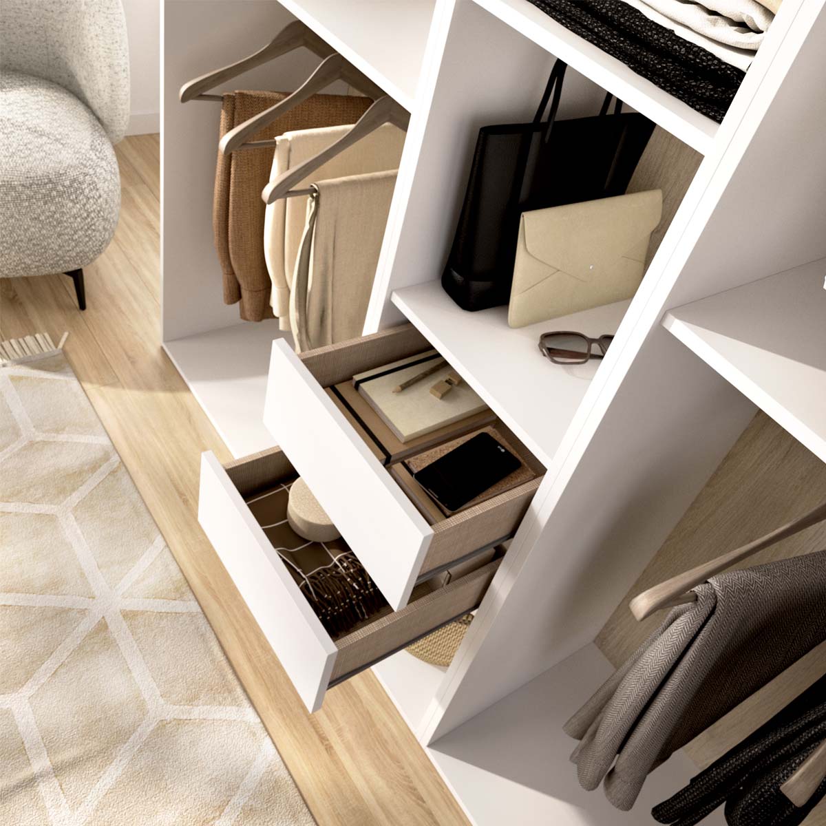 Módulo vestidor Suit