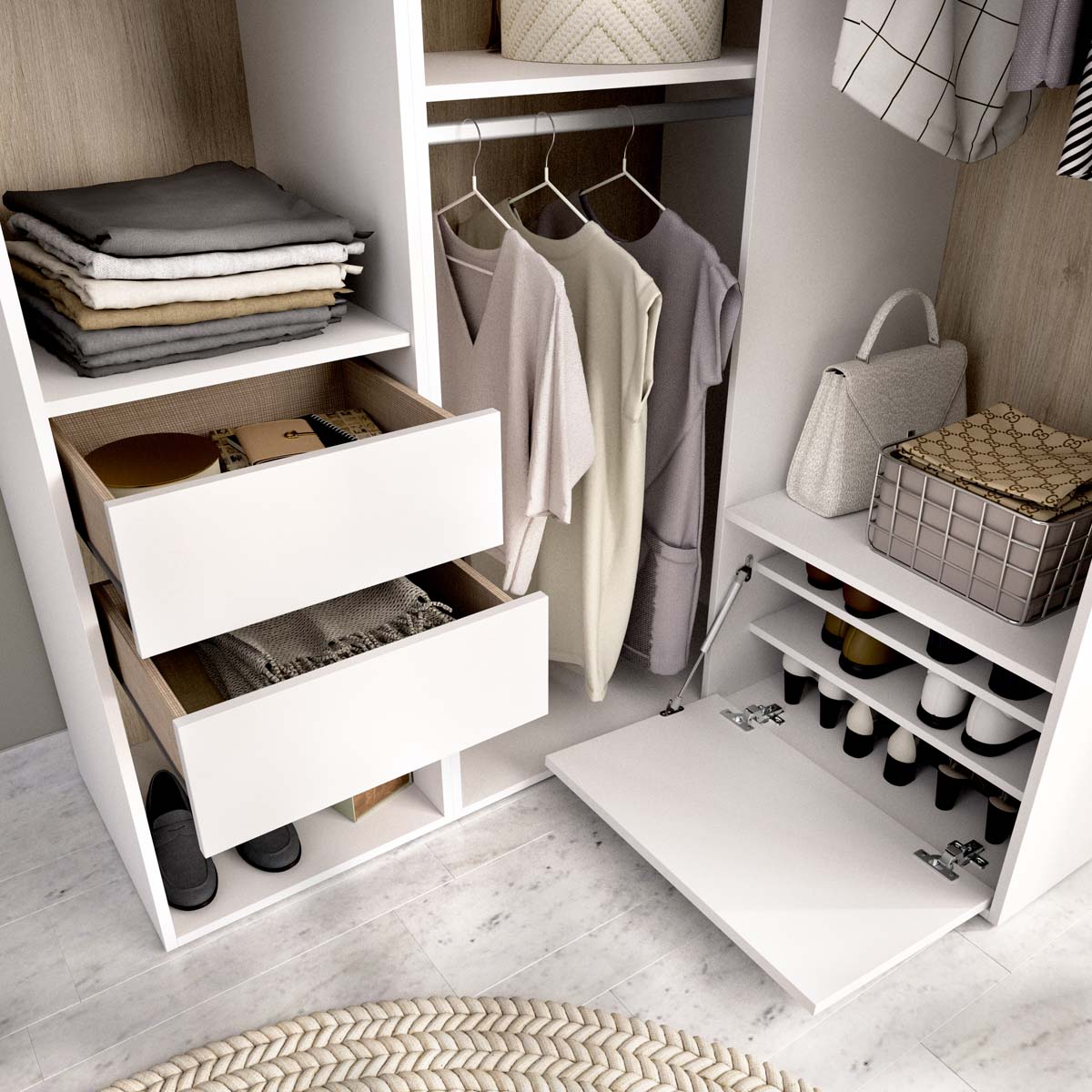 Módulo vestidor rinconero Suit