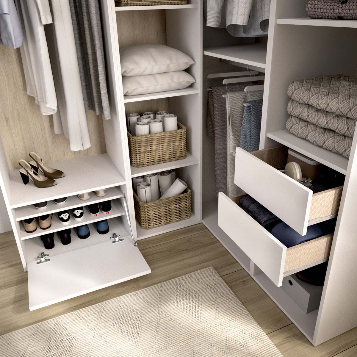 Módulo vestidor rinconero Suit