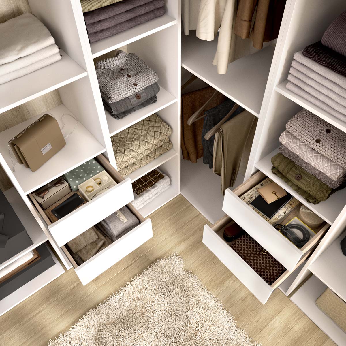 Módulo vestidor rinconero Suit