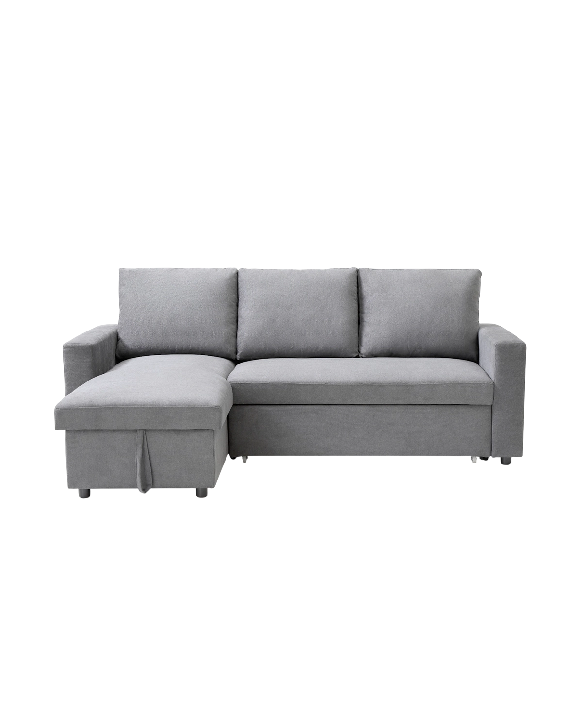 Sofá cama con chaise longue y almacenaje Ivy