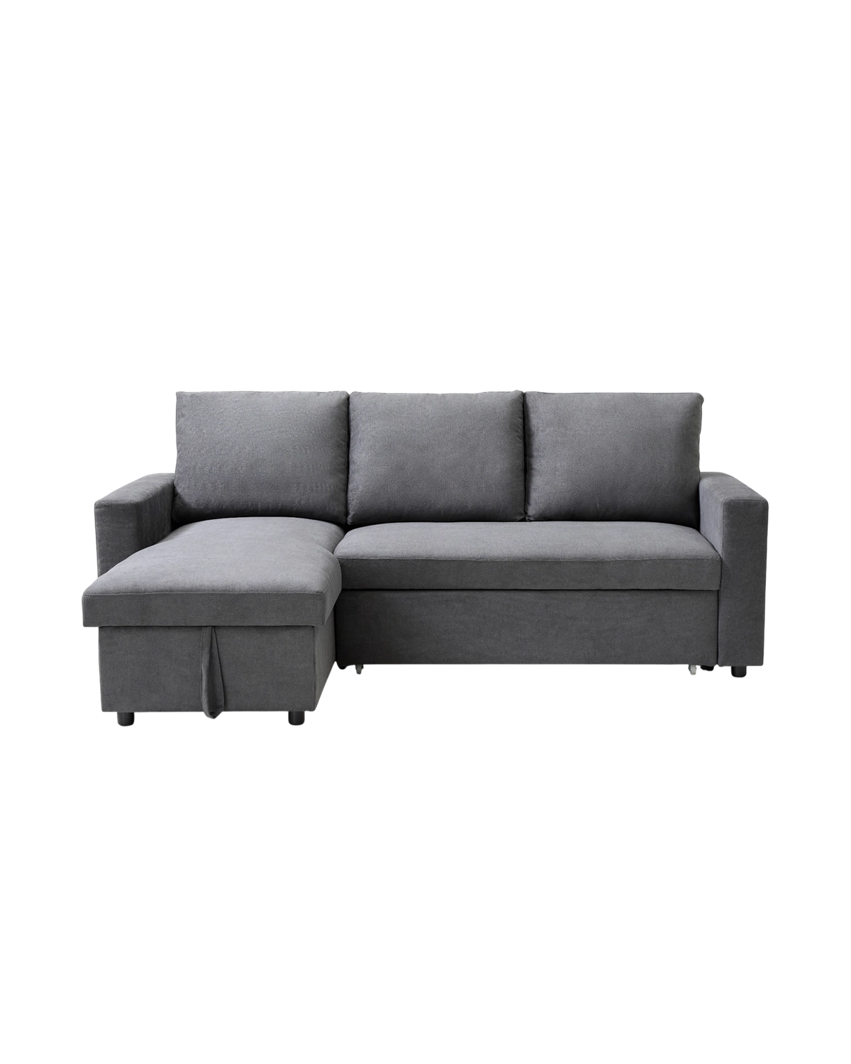 Sofá cama con chaise longue y almacenaje Ivy