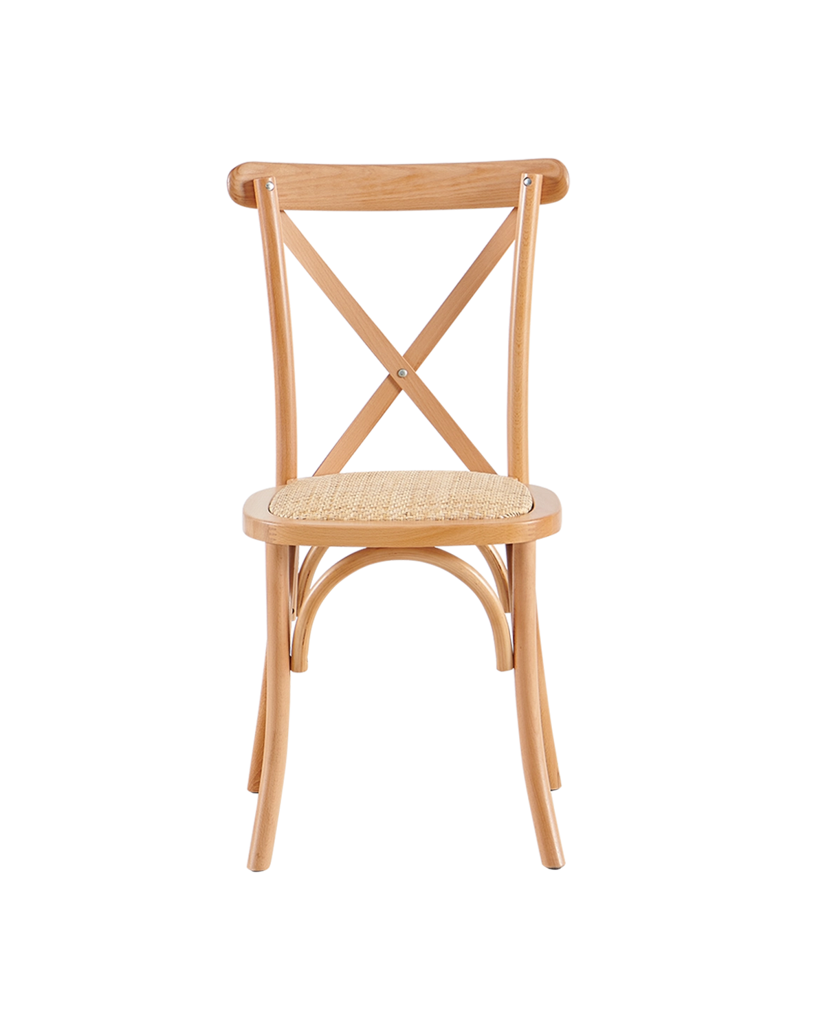 Set de 2 sillas de comedor en madera Cruz