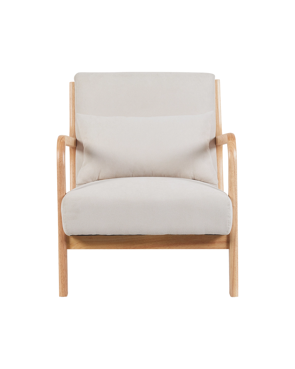 Sillón tapizado en tela Carrie