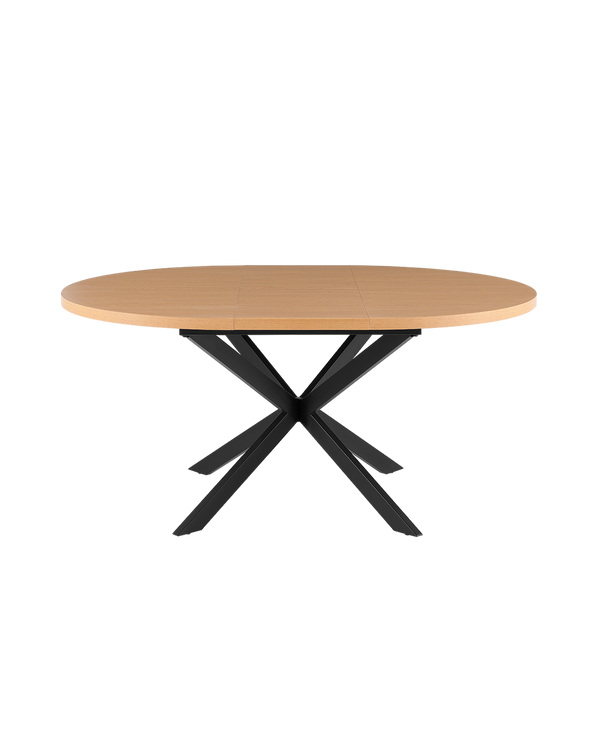 Mesa de comedor redonda extensible Elvia