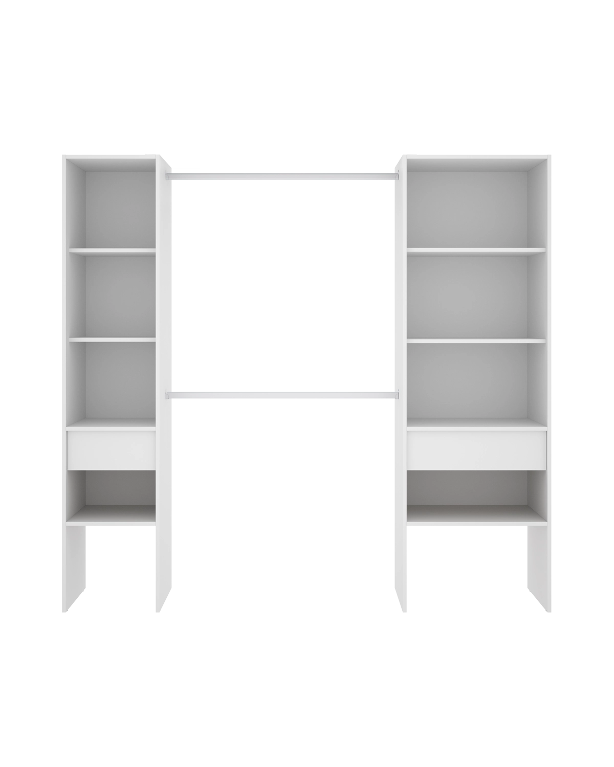 Armario vestidor regulable con dos columnas Suit