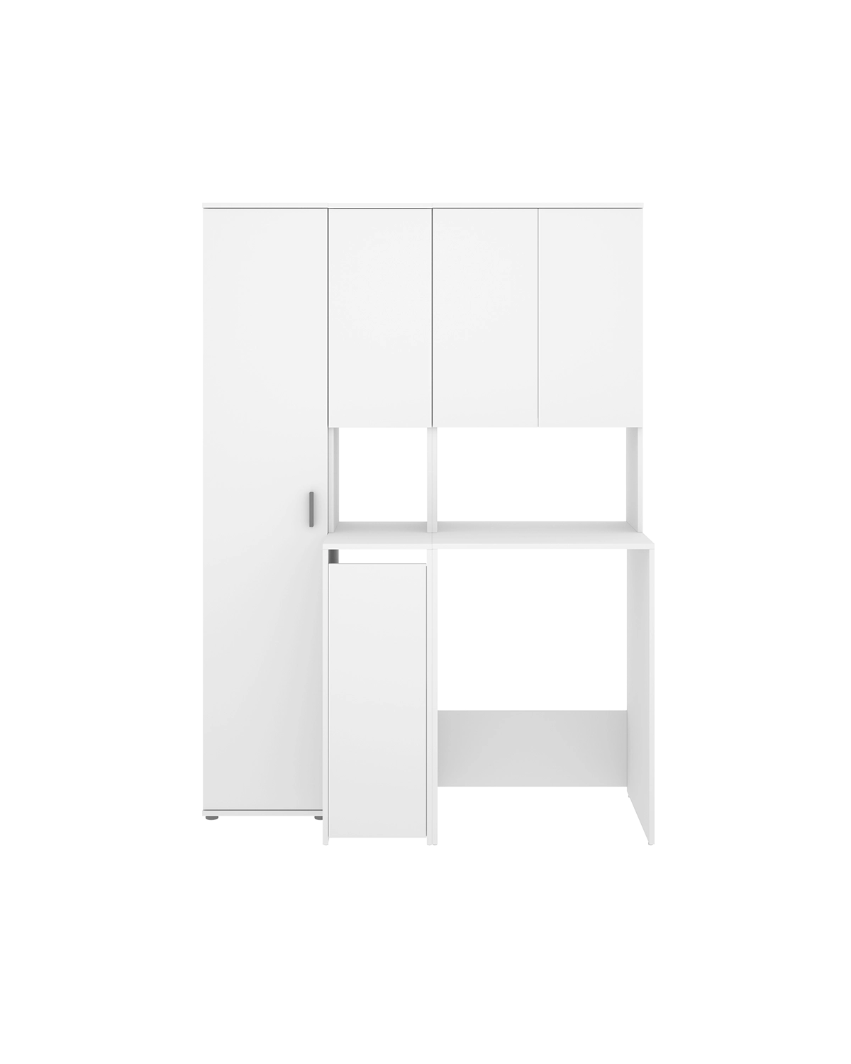 Armario para lavadora con modulo alto y columna multiusos Fit