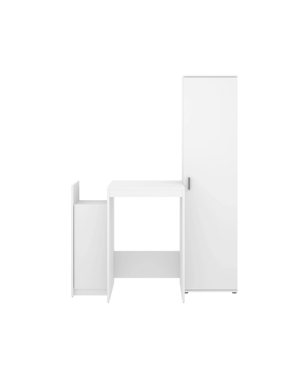 Armario Lavadora con modulo bajo y columna auxiliar 1 puerta Fit