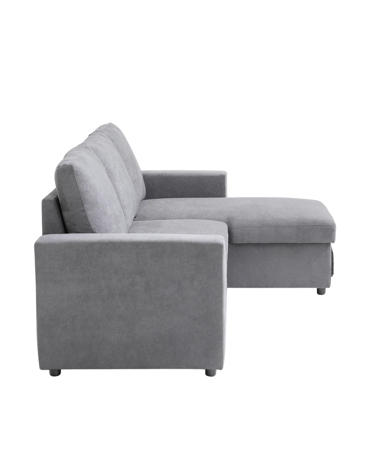 Sofá cama con chaise longue y almacenaje Ivy