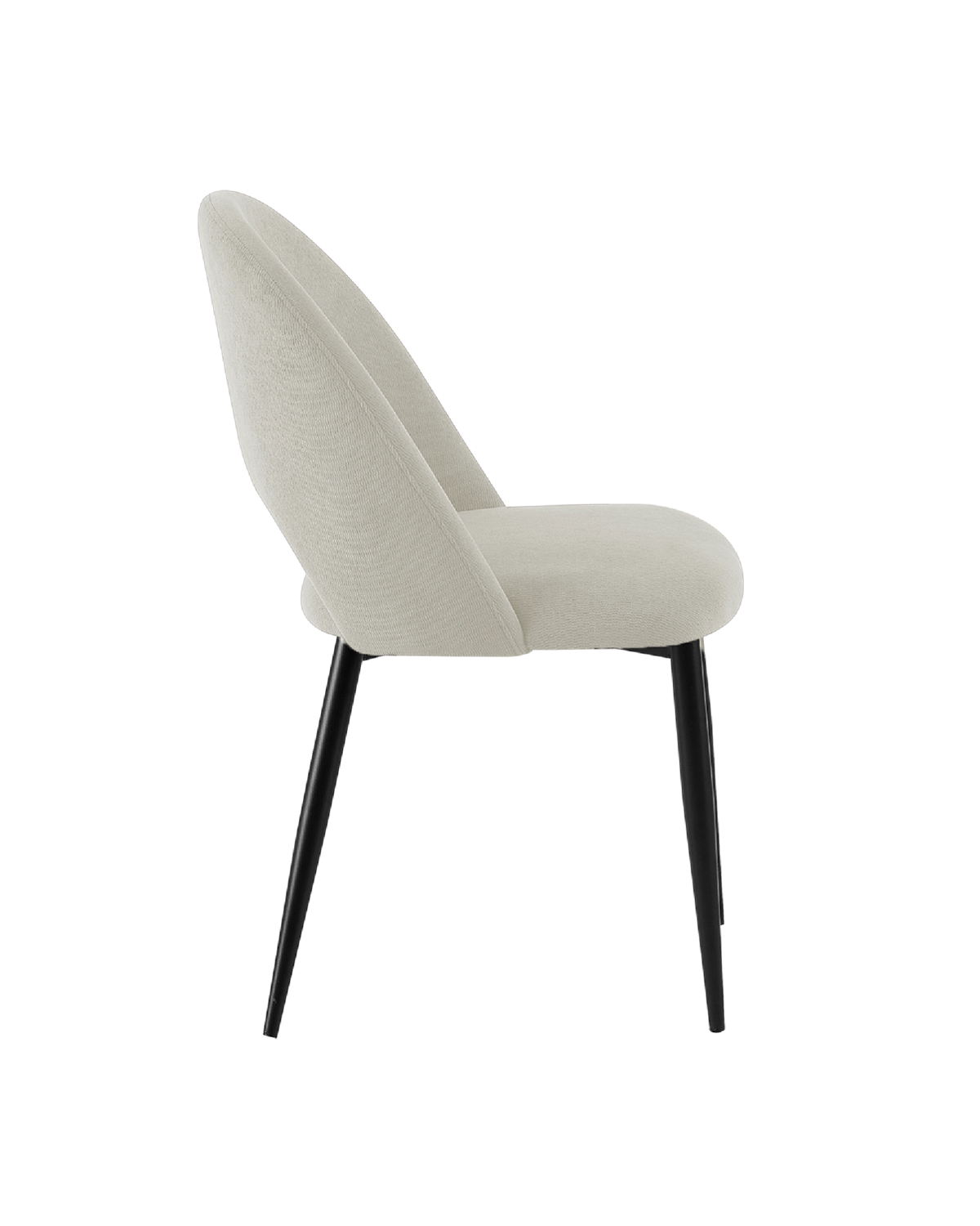 Set de 4 sillas de comedor tapizadas Hollie