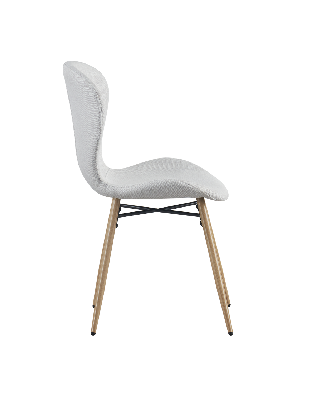 Set de 4 sillas de comedor tapizadas Helene