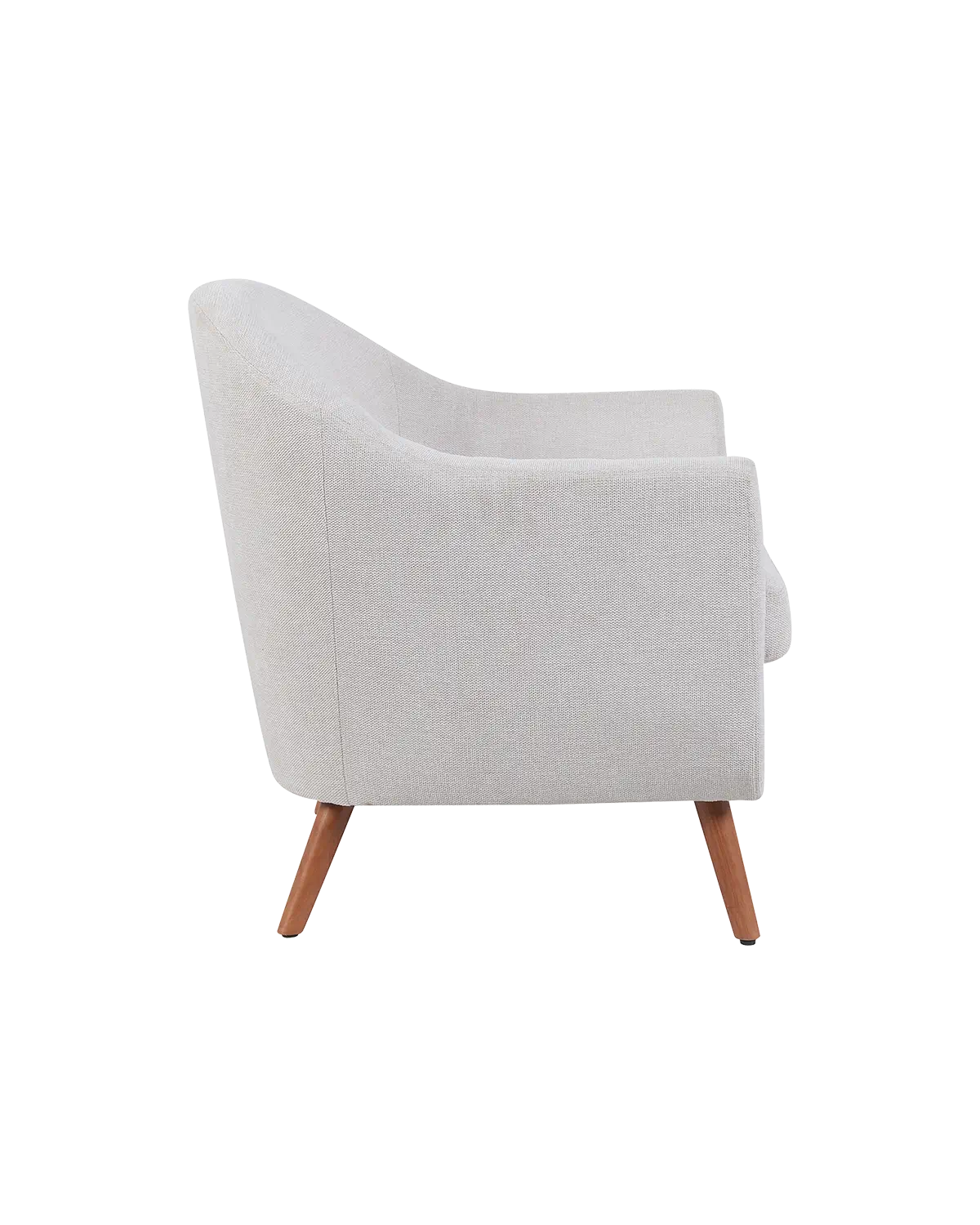 Sillón tapizado en tela Nelda