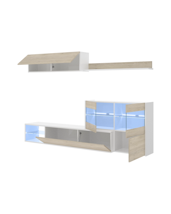 Mueble salón con luz Uma