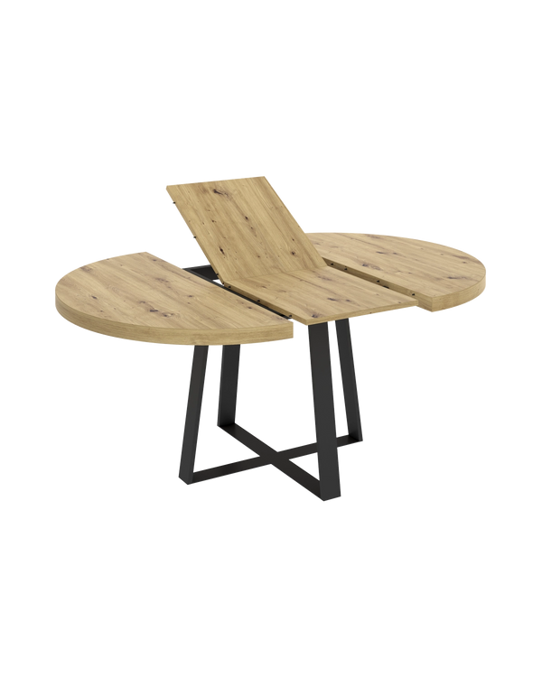 Mesa de comedor redonda extensible Duna