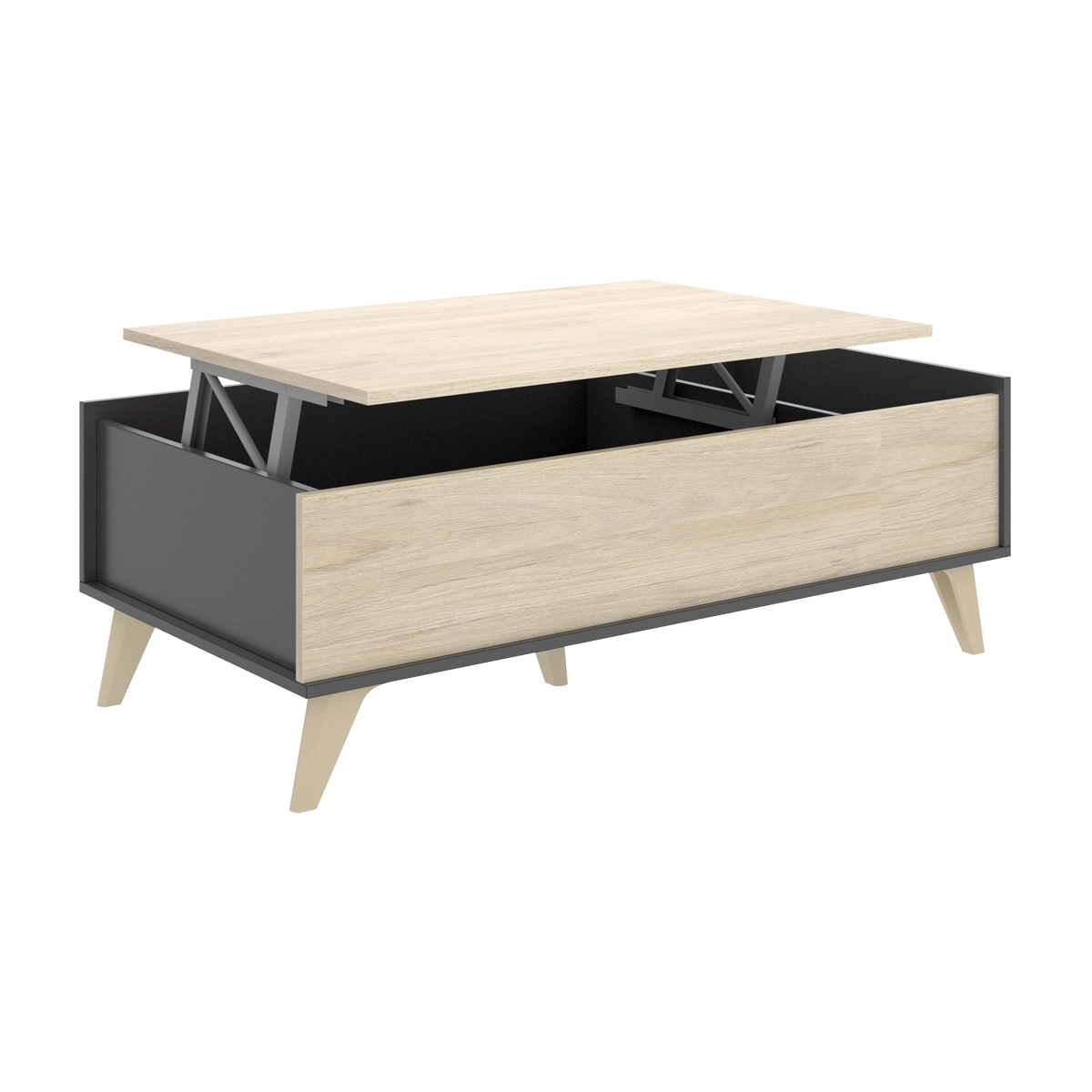 Mesa de centro elevable Ness