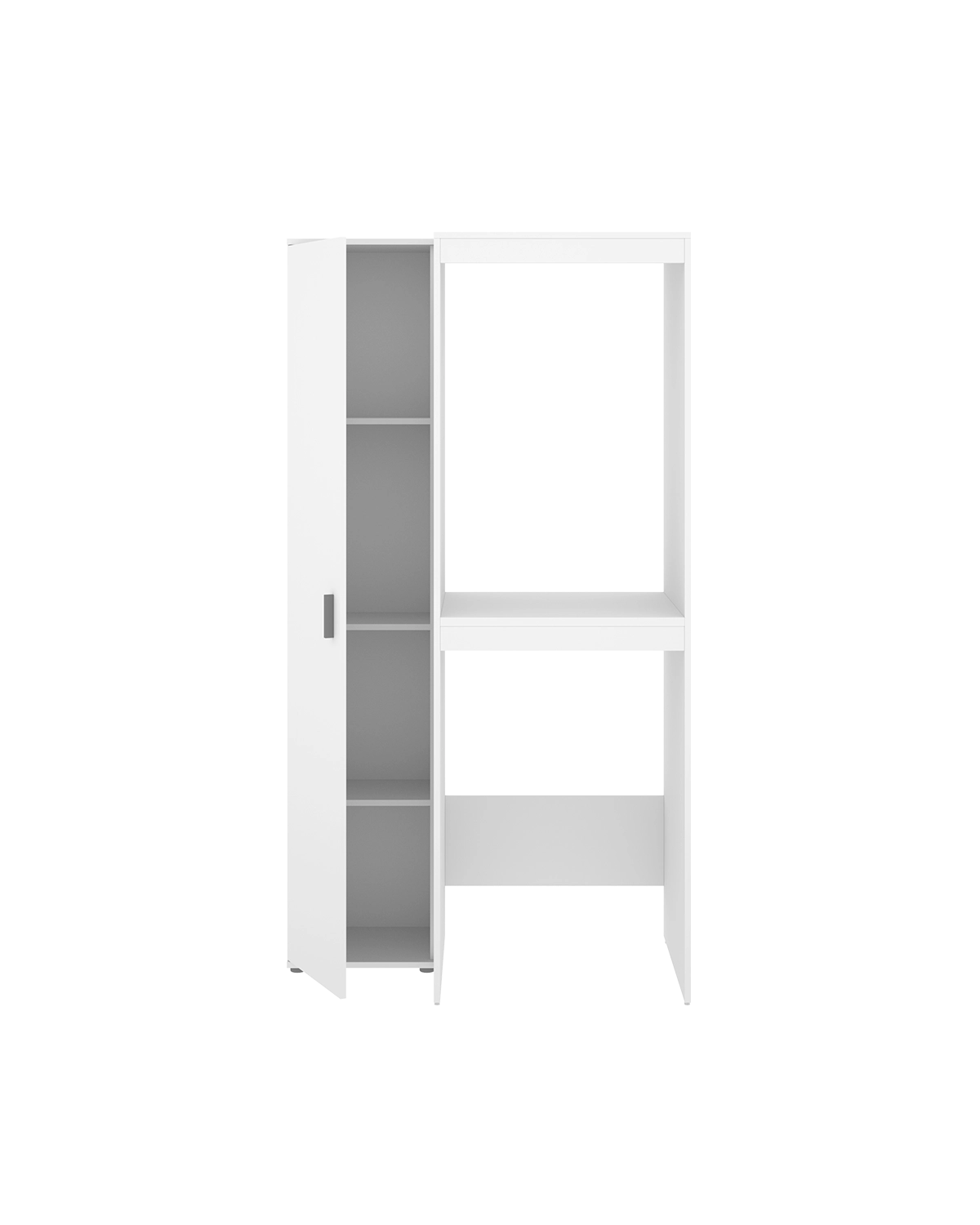 Armario para lavadora secadora con columna auxiliar 1 puerta Fit
