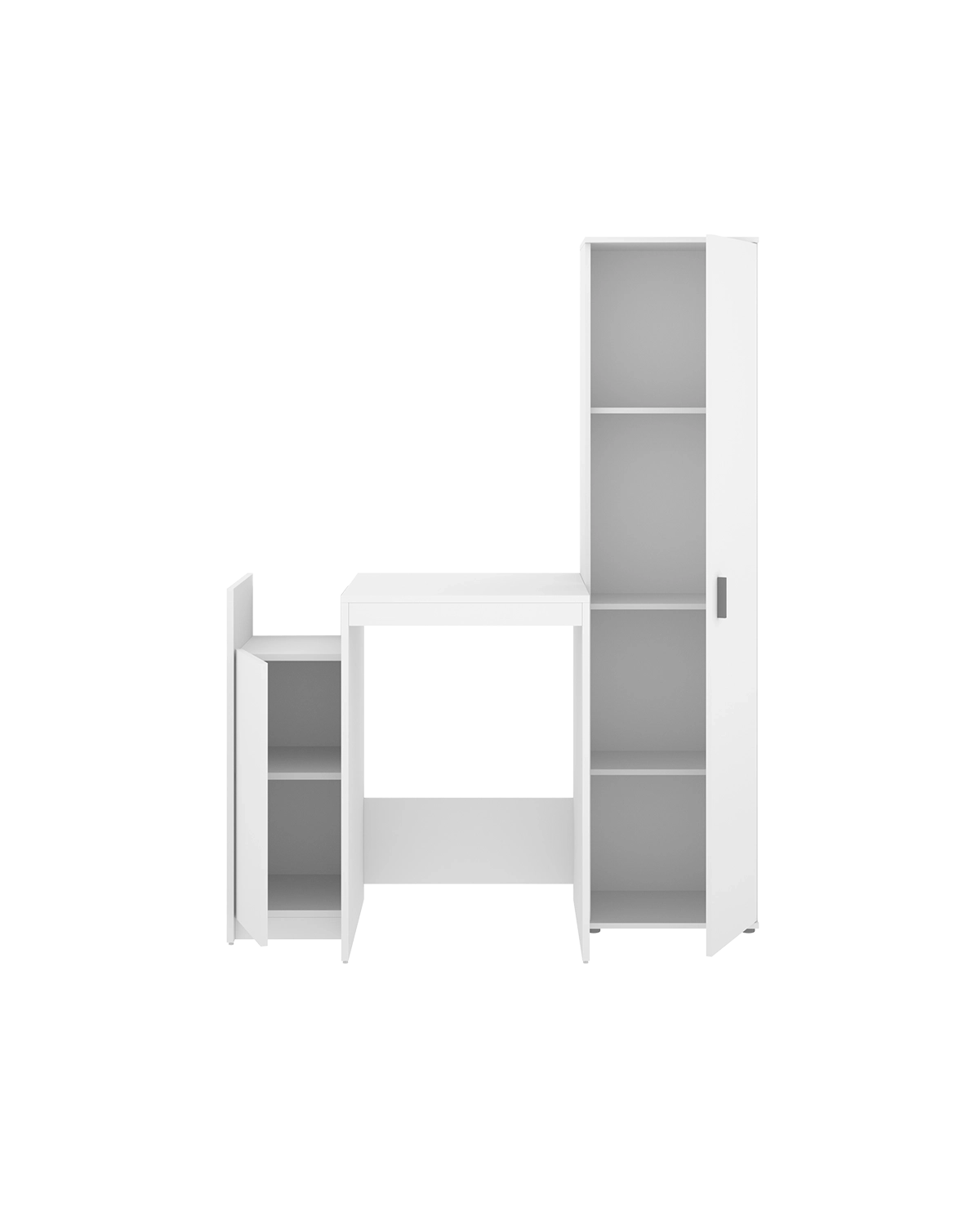 Armario Lavadora con modulo bajo y columna auxiliar 1 puerta Fit