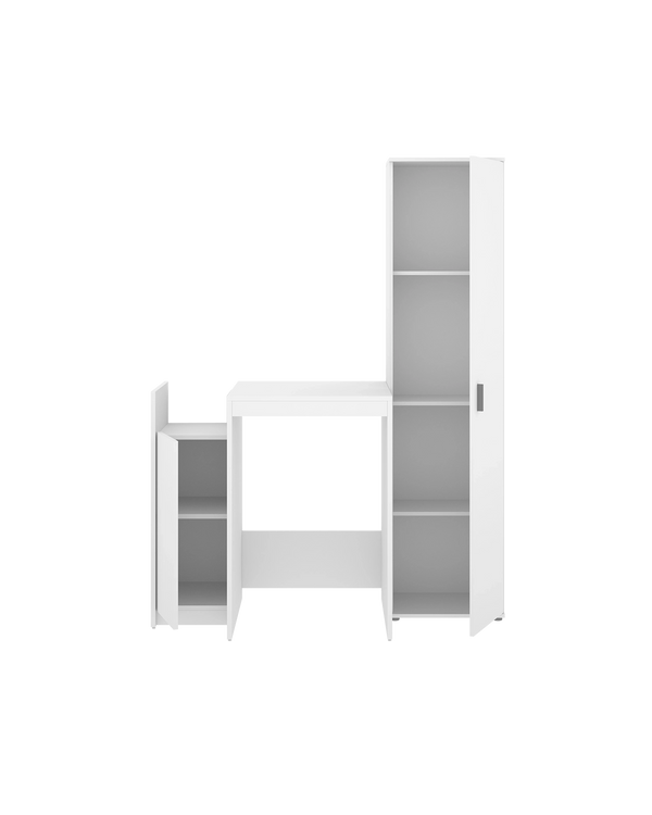 Armario Lavadora con modulo bajo y columna auxiliar 1 puerta Fit