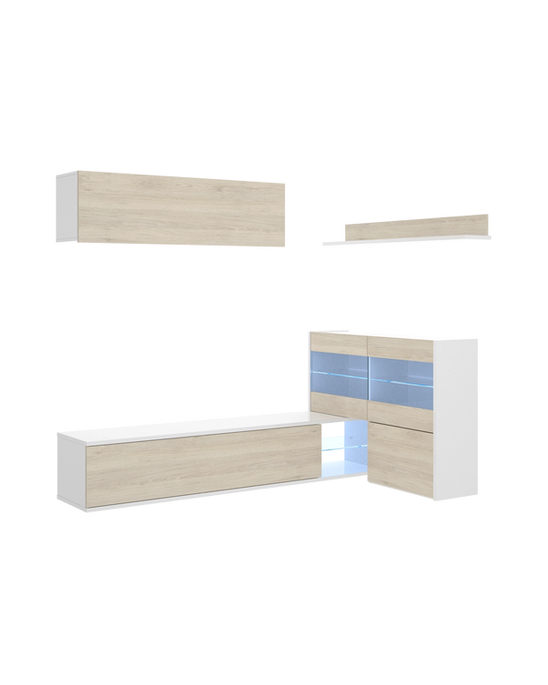 Mueble salón con luz Uma