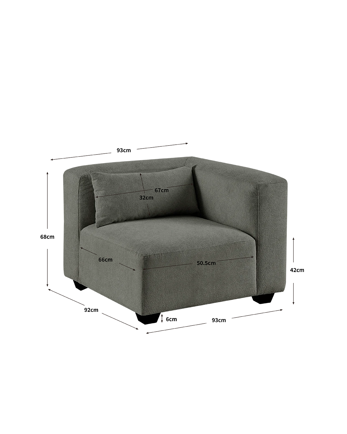 Módulo de sofá Liza izquierda