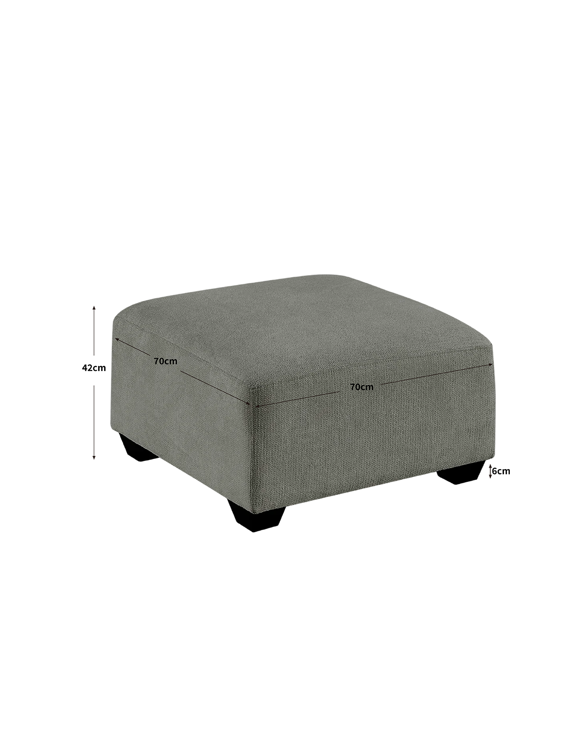 Módulo de sofá Liza reposapiés/puf